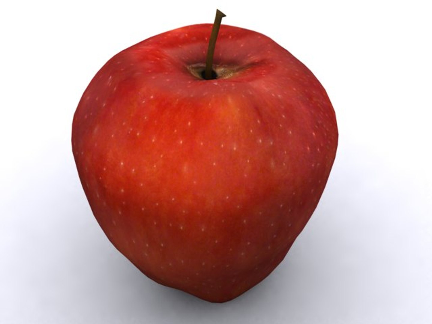 Red Delicious Apple 3d Max