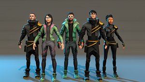 Ready Player Me Fullbody Avatar Pack