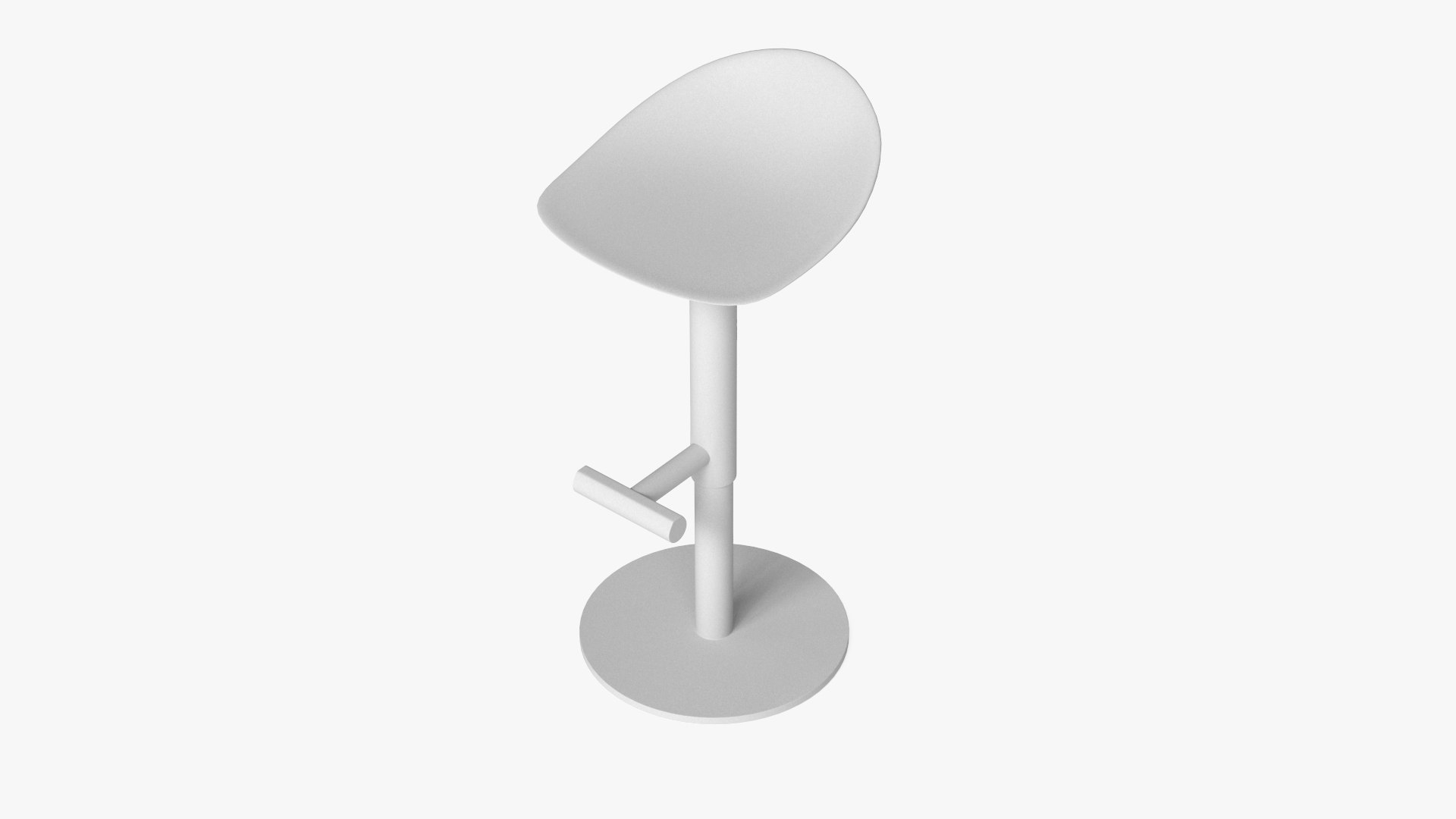 Bar Seat 3D model preview