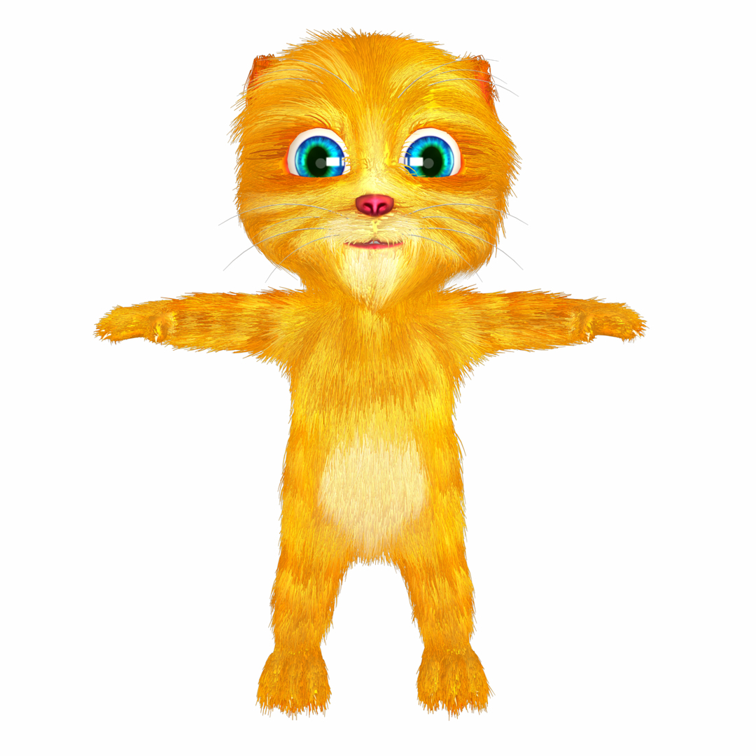 Cat Cartoon 3d Max