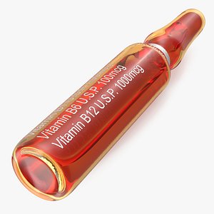 Vitamin B Complex 3ml Amber Ampoule Lying