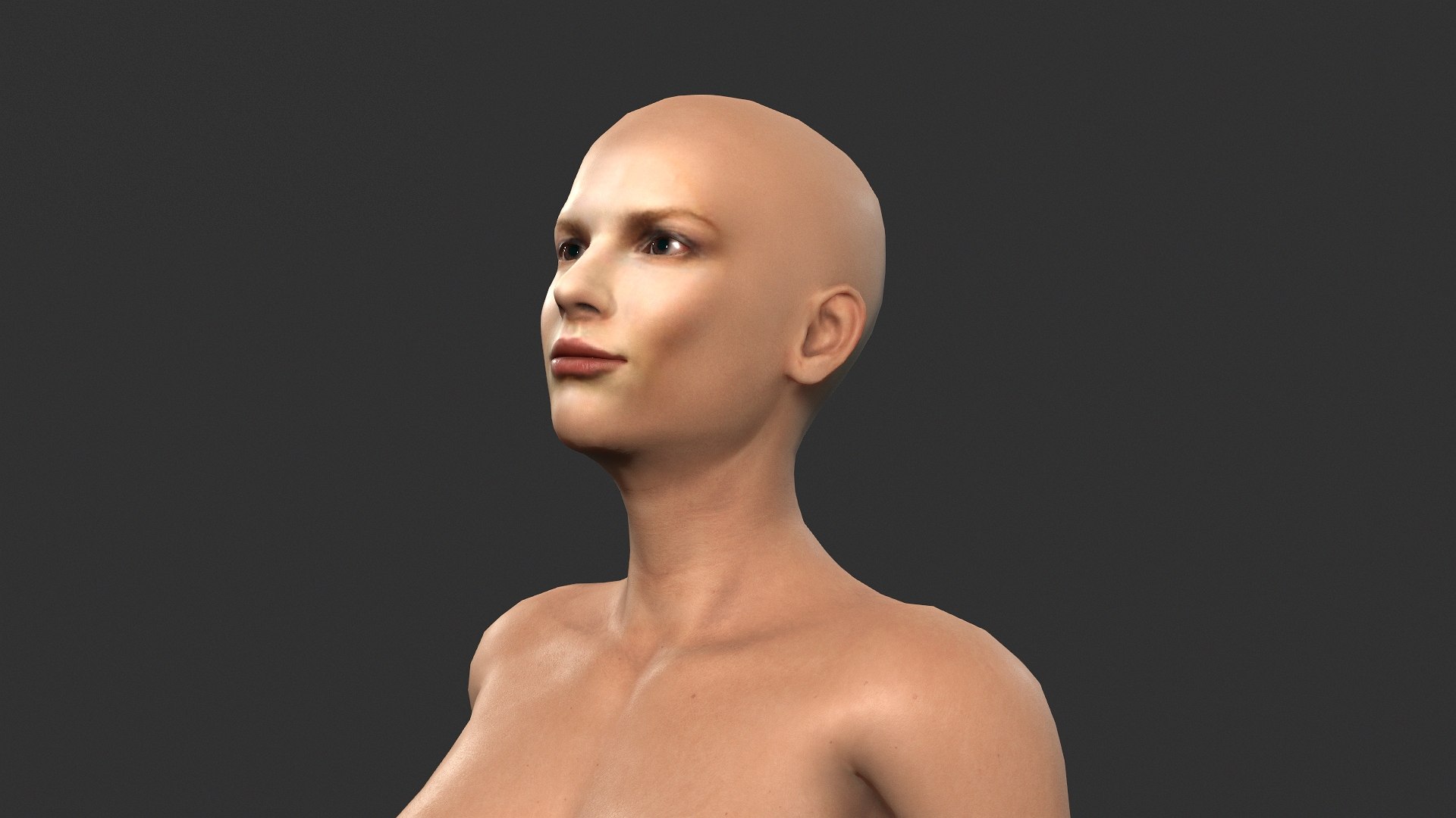 3d Beautiful Woman Rigged 3d Character Model Turbosquid 1842179