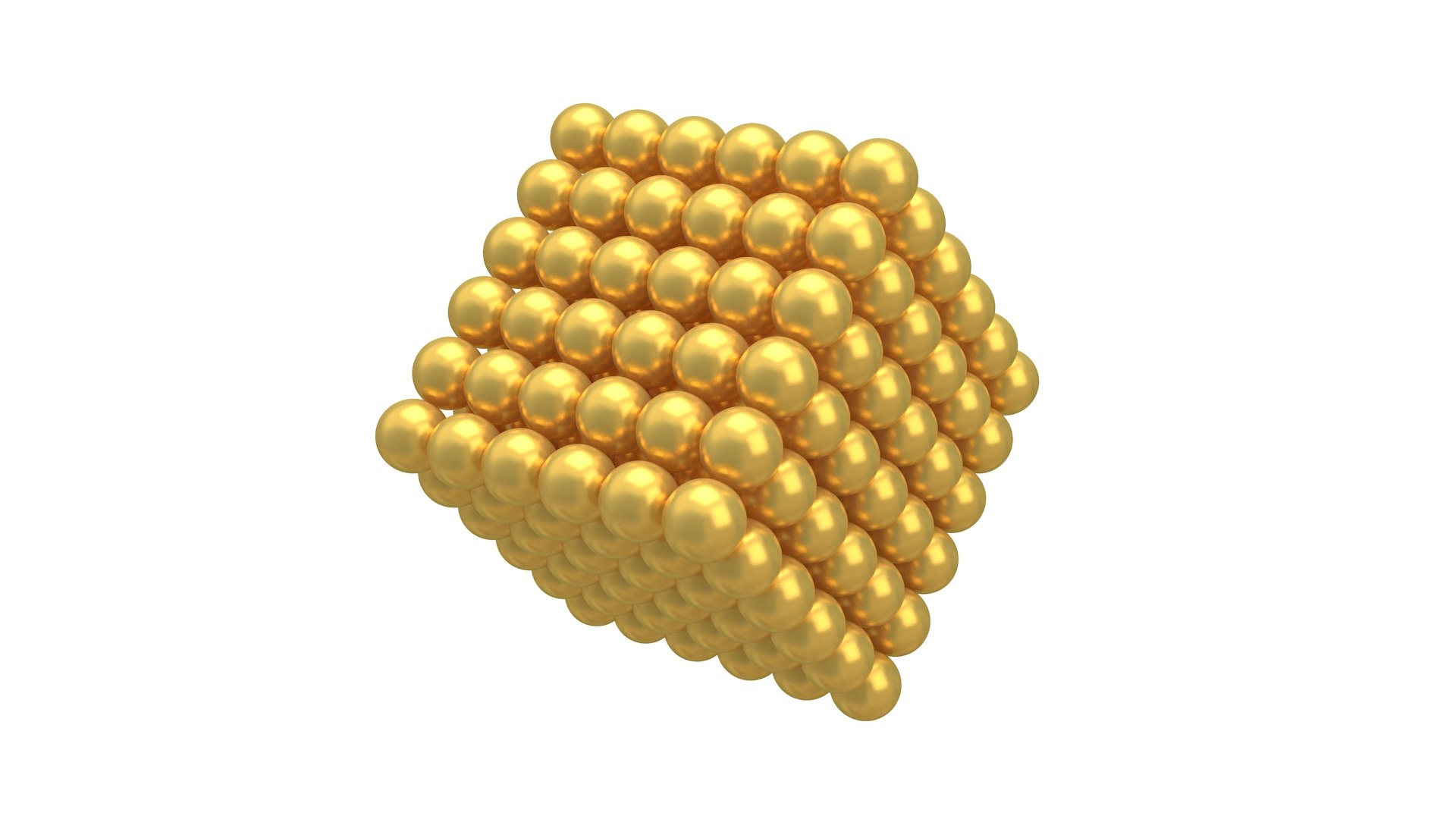 Neodymium Magnet Toy Gold 3D Model - TurboSquid 1847906