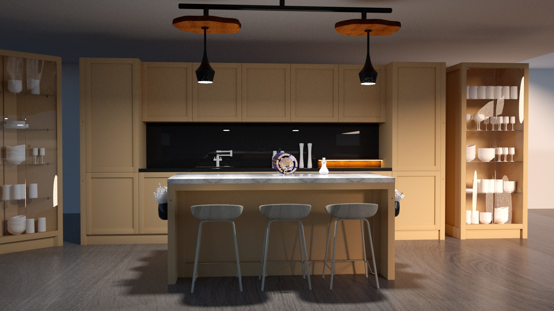 Kitchen Plates Model - TurboSquid 1835682