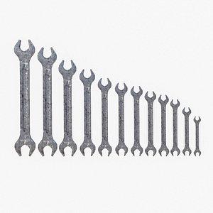 Low-Poly Wrench Collection by Nikdox 3D