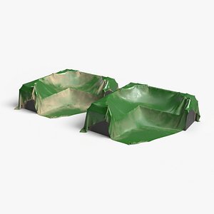 Covered sofa