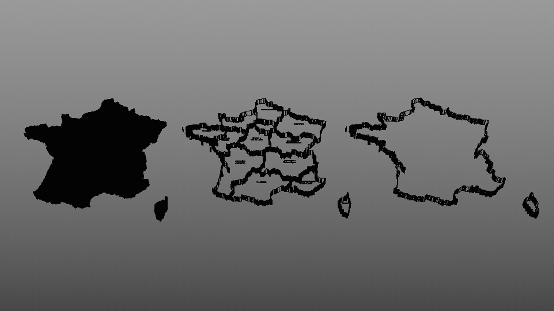France Map Pack 3D Model - TurboSquid 2048719