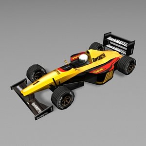 f1 car 3d model