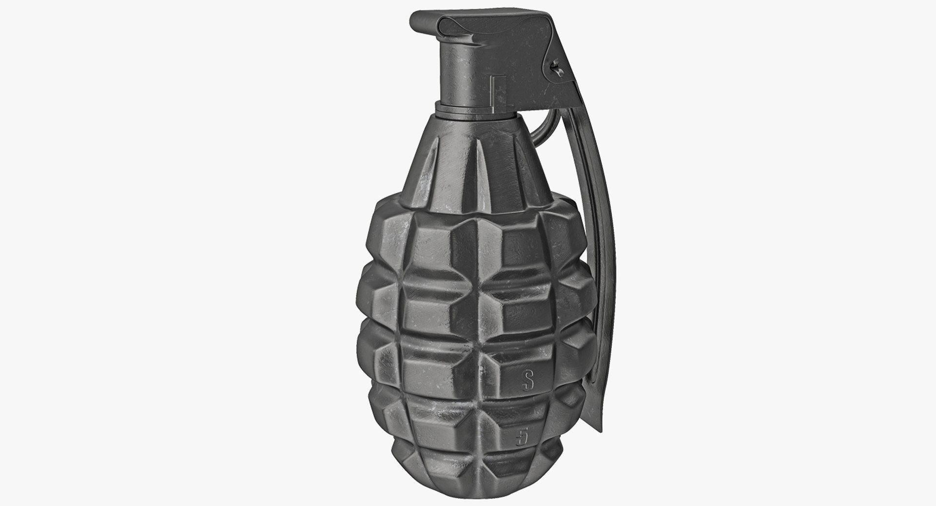 Hand Grenade 3D Model 3D model preview