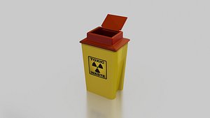 Waste container 3D model
