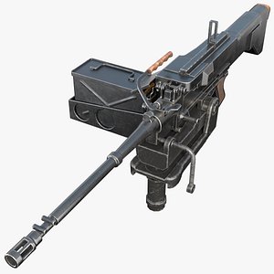 Machine gun PBR model