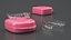 Dental Retainer Storage Box Pink