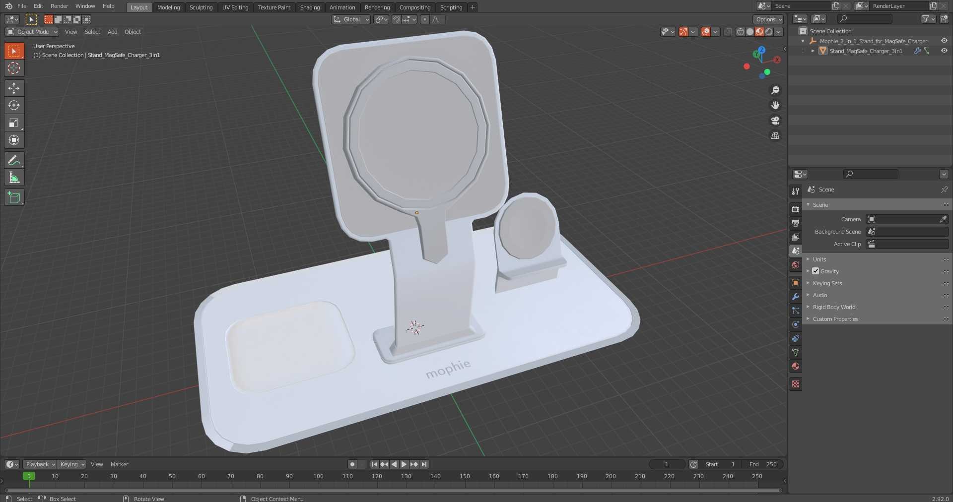 3D Mophie 3-in-1 Stand for MagSafe Charger model https://p.turbosquid.com/ts-thumb/Hr/MovslR/vt/mophie3in1standformagsafechargervray3dmodel024/jpg/1710437181/1920x1080/fit_q87/f816268b1fb7b9559446ee1260632a12402c3eaf/mophie3in1standformagsafechargervray3dmodel024.jpg