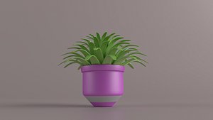 3D model Green Flower