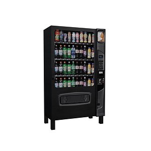 Soft Drink Vending Machine 3D model