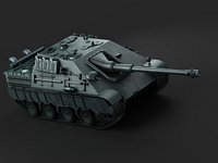Germany  Jagdpanther  tank destroyer long range defense heavy