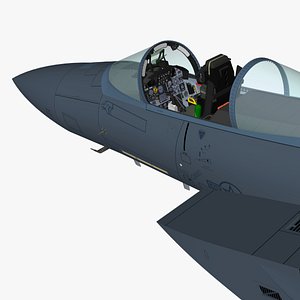 Cockpit F-15C Eagle 3D