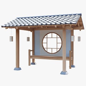 Japanese Koshikak Machai 3D model