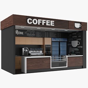 coffee kiosk model