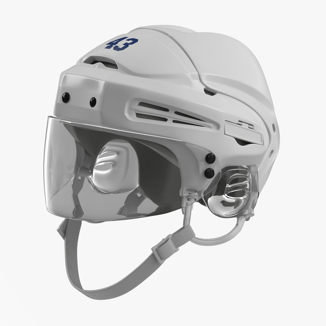 Hockey Helmet Generic 5 3D model preview