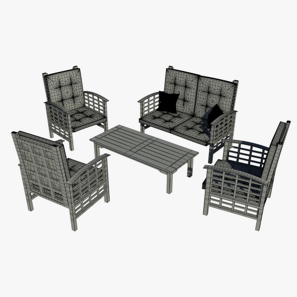 free max mode realistic garden furniture