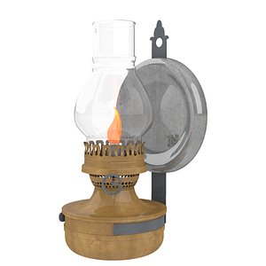 Kerosine wall lamp model