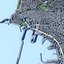 3D-модель города Италия. Историческая итальянская архитектура с Везувием и Неаполитанским заливом.
