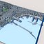 3D-модель города Италия. Историческая итальянская архитектура с Везувием и Неаполитанским заливом.