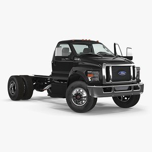 3D 2019 F650 Supertruck Pickup Rigged