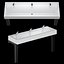 DELABIE public washbasins 3D model