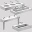 DELABIE public washbasins 3D model