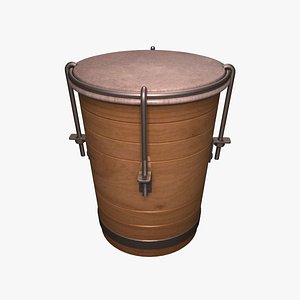 3d small drum model