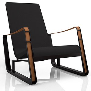 3dsmax prouv&eacute; cit&eacute; lounge chair