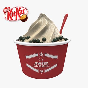 3d ice cream jug