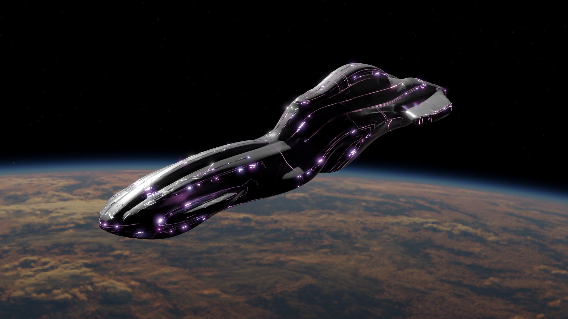 Frigate Spaceship 3D Model - TurboSquid 2239524