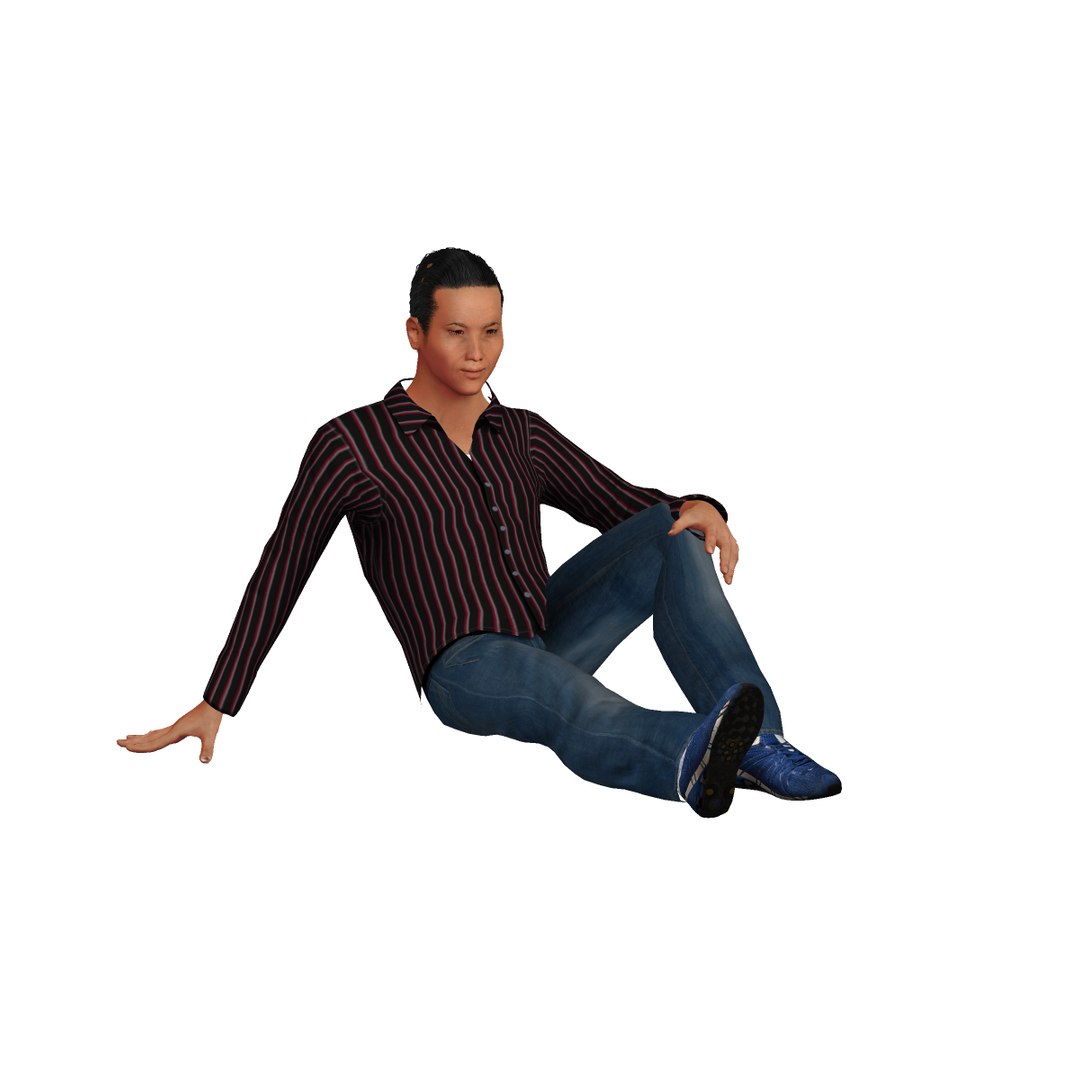 3D Man Character Rig - TurboSquid 1552961