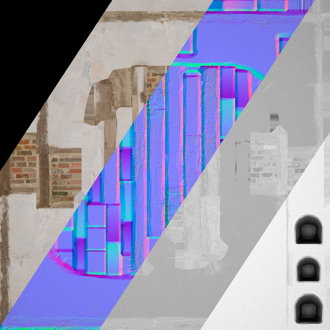 3D Medieval Door and Wooden Wall - TurboSquid 2155479