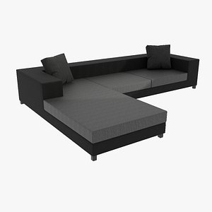 Modern L-Shaped Fabric Sofa