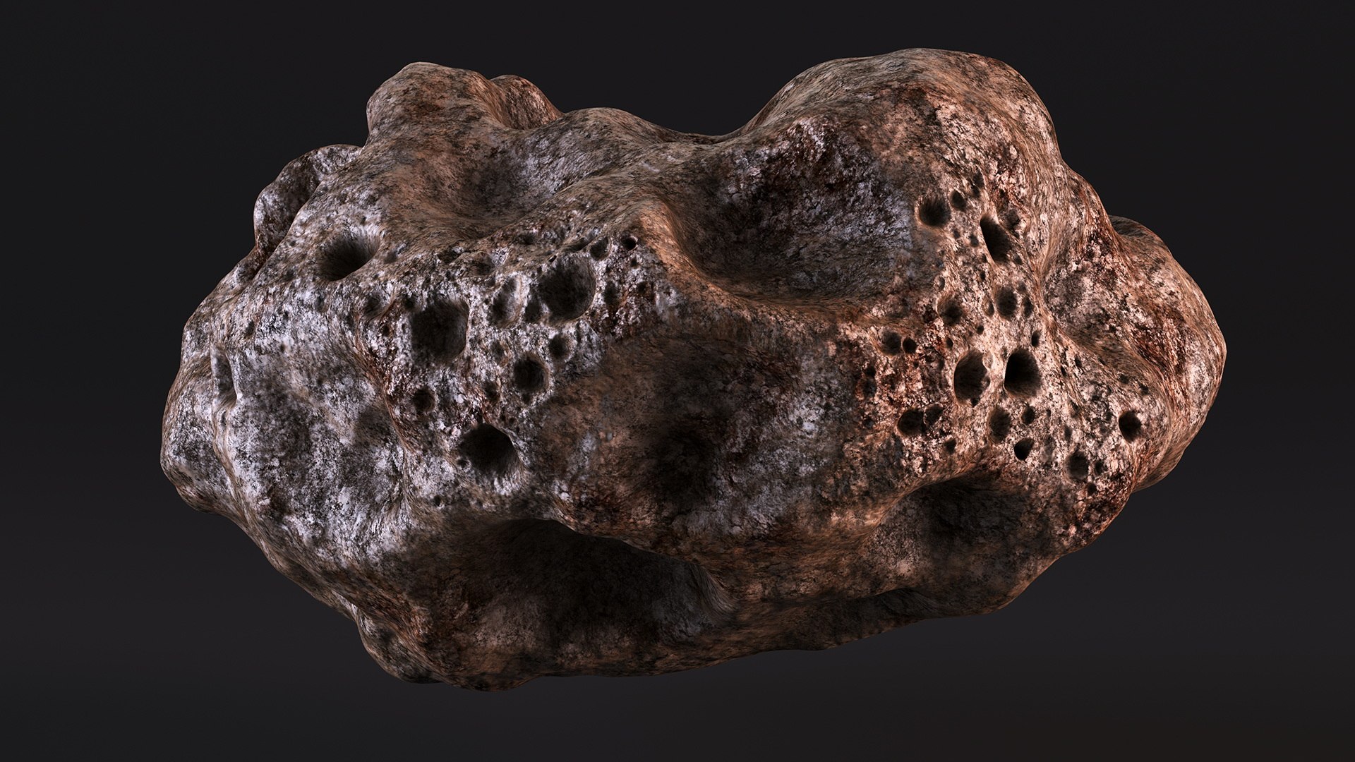 Meteorite Stone 3D Model - TurboSquid 2071245