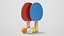 3D Ping Pong  Paddles 02