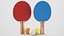 3D Ping Pong  Paddles 02
