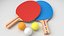 3D Ping Pong  Paddles 02