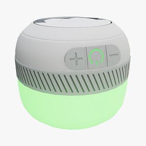 Green Smart Modern Wireless Lamp 3D