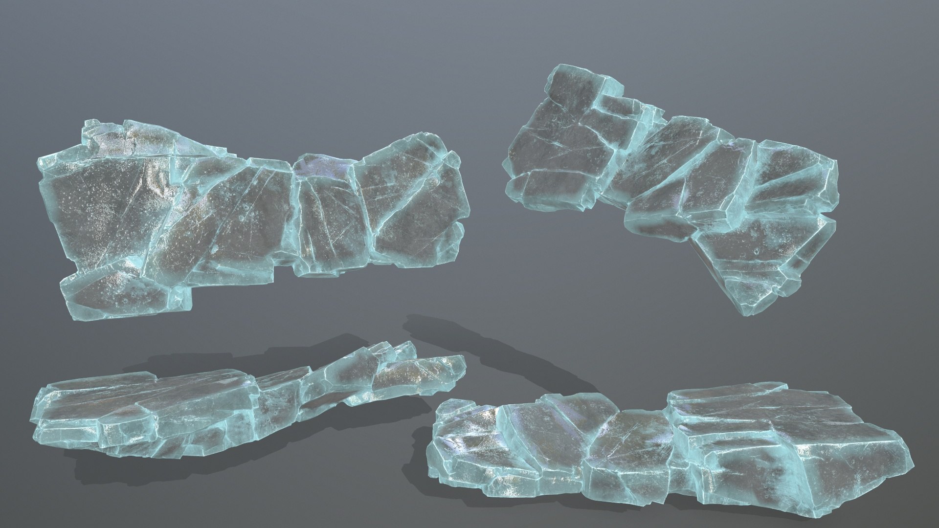 Ice Rocks Model - TurboSquid 2150006