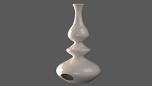 3D Modern Decorative Vases White Collection 1
