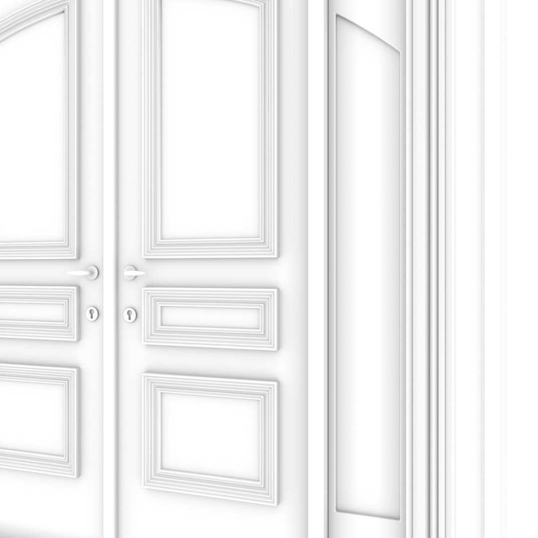 3D Entrace Classic Door 01 - TurboSquid 1753653