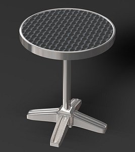 free bistro table 3d model
