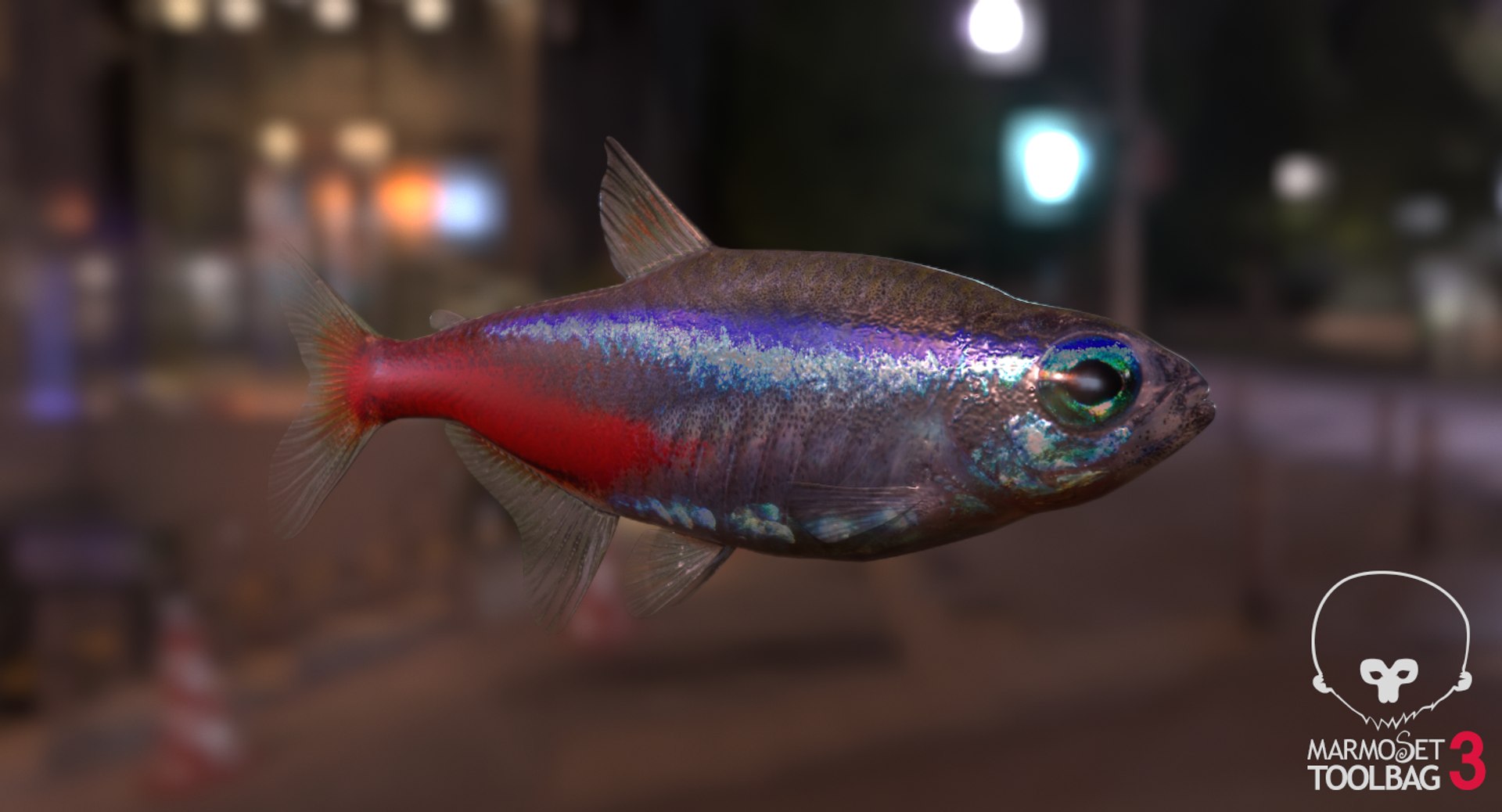3D Neon Tetra Model - TurboSquid 1322519