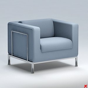 armchair chair 3ds