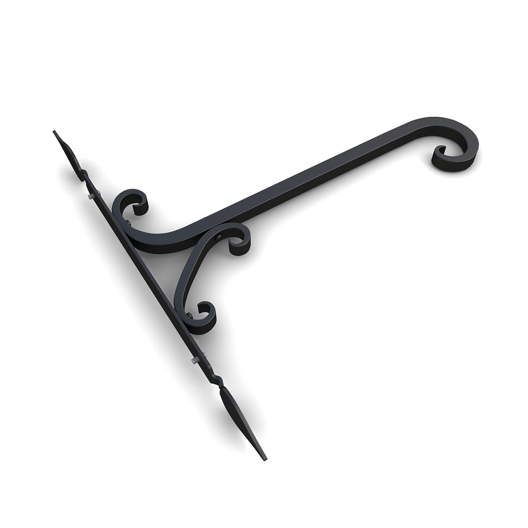 Vintage Wall Bracket Plants 3D Model TurboSquid 1404053